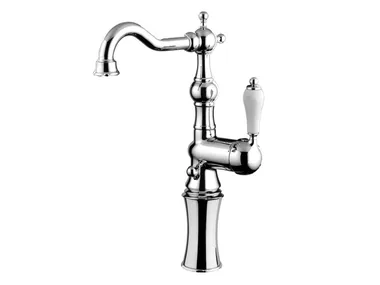 PHOENIX - High countertop single handle steel washbasin tap _ Gaia Mobili